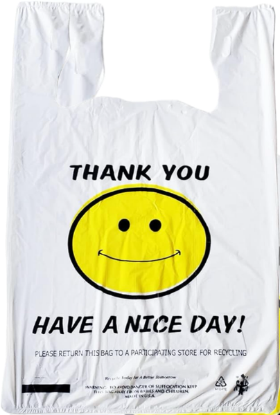 Smiley Face Shopping Bag