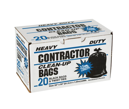 2.5 Mil Contractor Bags